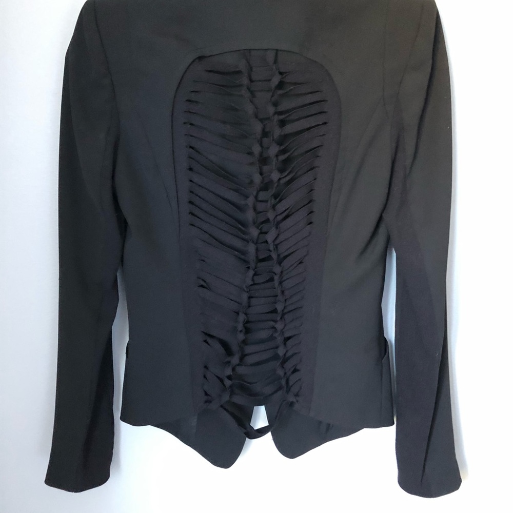 BCBGeneration woven back blazer jacket